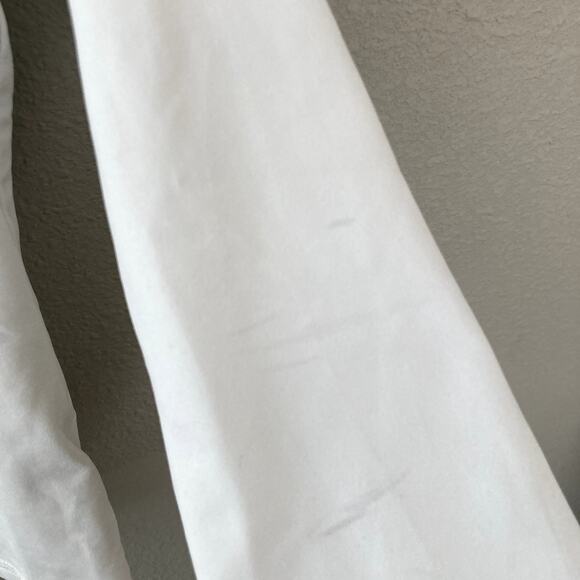 Cat & Jack Swim Like a Mermaid Long Sleeve Rashguard White Iridescent Small 6/6X - Picture 7 of 8